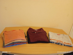 Lot de 9 maillots et polos manches courtes