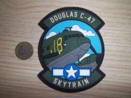 Écusson PVC Douglas C-47 Skytrain