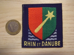 Insigne militaire Rhin et Danube 6.05 cm x 6 cm