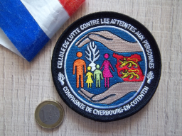 Écusson militaire gendarmerie Cherbourg-en-Cotentin