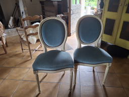 Lot de 2 chaises de salle à manger