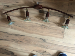 Plafonnier 4 spots en très bon état - LED possible