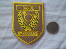 Écusson poitrine Garde Particulier homologué
