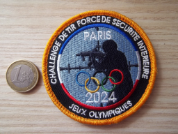 Écusson officiel J.O Paris 2024 - Sécurité intérieure