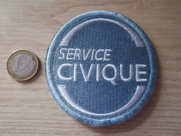 Écusson Service Civique - Insigne en tissu