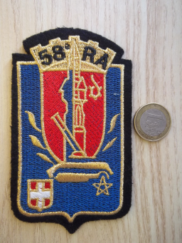 Écusson militaire 58e régiment d'artillerie