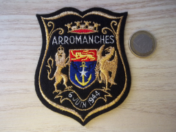 Écusson de collection militaire - Arromanches, 6 juin 1944