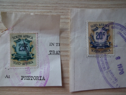 Lot de timbres Afrique du Sud 1970