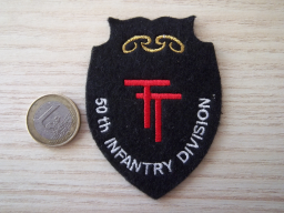 Écusson 50ème division d'infanterie - Forces britanniques