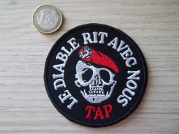 patch insigne écusson militaire armée TAP Troupes Aéroportées dia.7,8