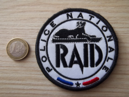 Écusson obsolète de la police nationale RAID pour collectionneurs