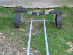 Remorque manuelle pour voilier ou petit bateau