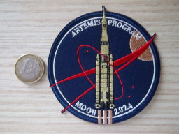 Écusson Programme Artemis NASA 2024 - Objet de Collection Unique