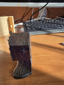 Montre en bronze avec motif cœur et homologation suisse