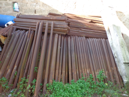 Piquet cornière en acier 35x35 cm de 1,30 m