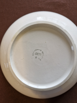 Assiette creuse en faïence Goulet Josetti