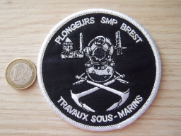 Écusson plongeur - Service des moyens portuaires Brest