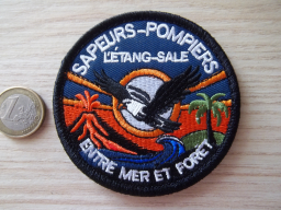 Écusson de collection des sapeurs-pompiers de l'Étang-Salé