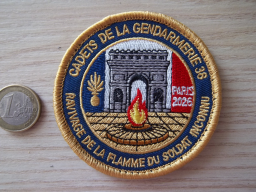 Écusson militaire - Cadets de la gendarmerie 2026 Paris