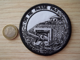 Écusson "On ne passe pas" Verdun pour collection militaire