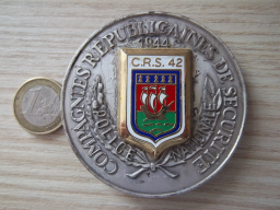 Plaque de collection CRS 42 - Nantes