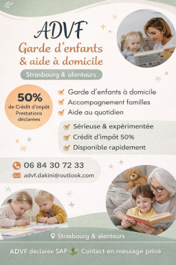 Assistante de vie aux familles à Strasbourg