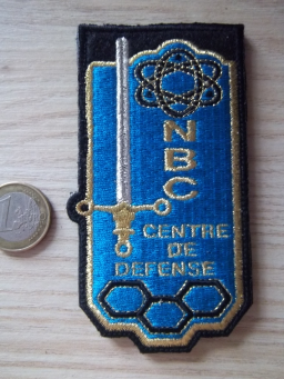 Écusson militaire CD NBC Saumur