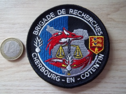 Écusson Militaire de Cherbourg en Cotentin - Brigade de Recherches