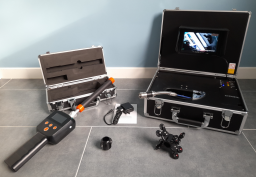 Location caméra d'inspection de canalisation Pro avec détecteur localisateur