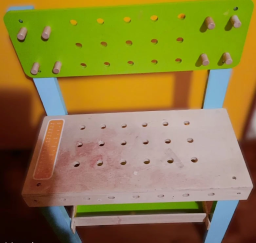 Établi en bois pour enfant
