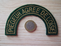 Écusson Piégeur Agrée dans l'Oise