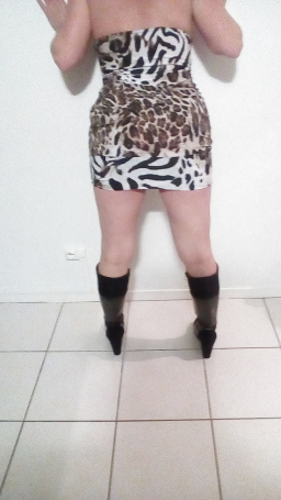 Vente de mini jupe zébré