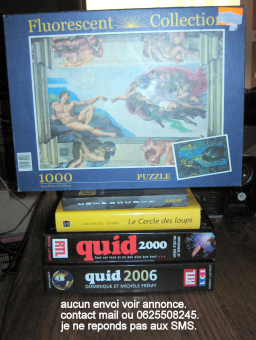 Collection de livres et puzzles à vendre