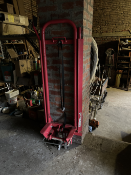 Lève-tondeuse auto portée