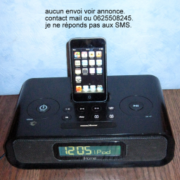 Radio réveil iHome ip99BRE avec accessoires