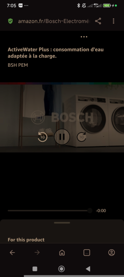 Machine à laver Bosch WIW24348FF EcoSilence NEUF