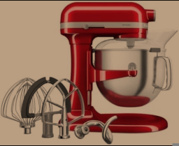 KitchenAid Artisan Robot de cuisine Rouge Neuf
