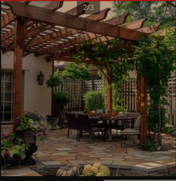 Pergola adossable en bois 4x3m NEUF