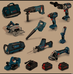 Outils Portatifs Combinés Bosch, Dewalt et Makita Neufs