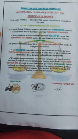 SUBVENTION NATIONALE