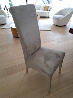 Chaise salle à manger en velour