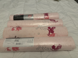 Lot de rouleaux papier peint Fée Clochette pour chambre enfant