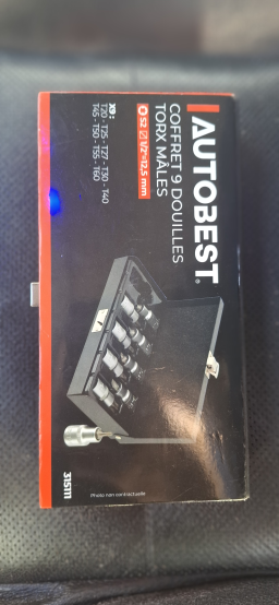 Coffret de 9 douilles