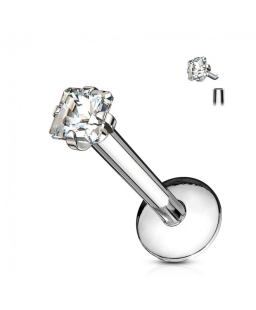 Piercing Labret contour Levre Strass carré Broche monroe medusa madona contour bouche