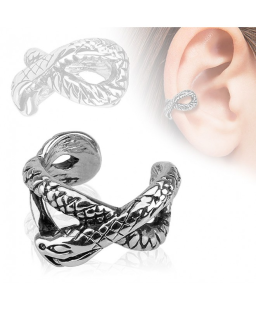 faux piercing oreille serpent