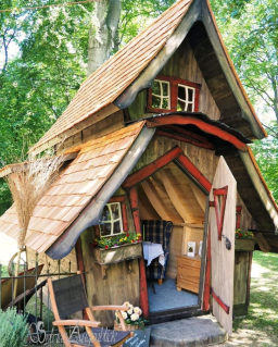 Maisonnette insolite en bois 2,5 x 3,5 m - Neuve - Fun Nature