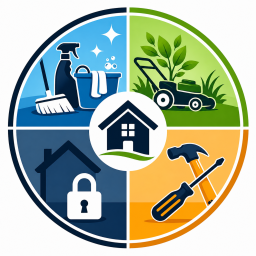 Service jardinage et bricolage et nettoyage
