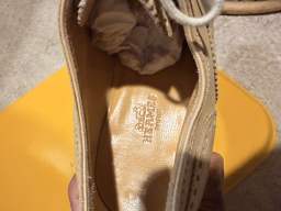 Chaussures femme en cuir Hermes