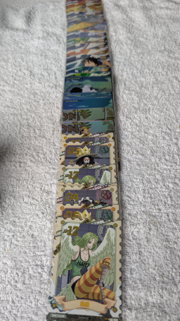 Mini-collection de 25 cartes japonaises One Piece SR