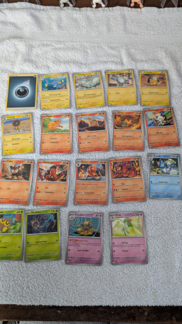 19 cartes Pokémon américaines originales neuves en étuis en nylon